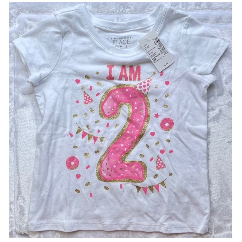 🆕 Toddler Top - "I am 2”